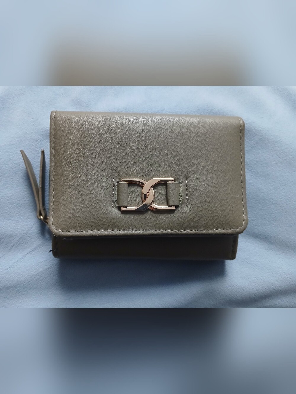 Small Olive Green Wallet from Primark.
